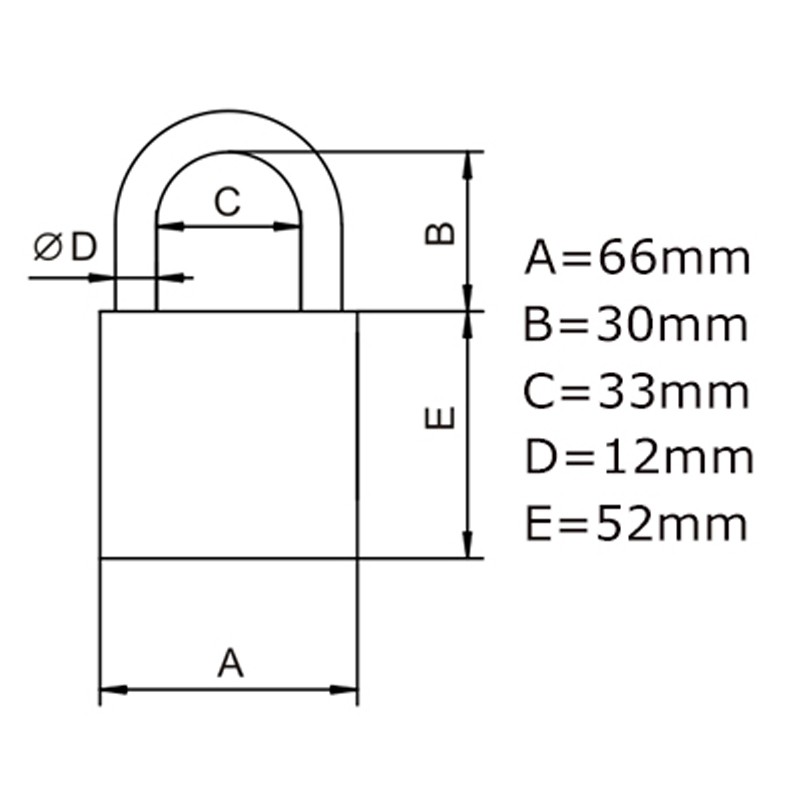 Kłódka LOB COMFORT XT GRANIT 1