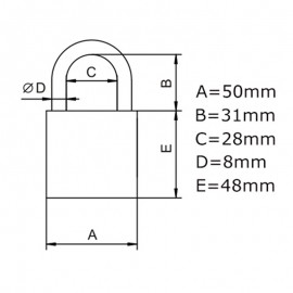 Kłódka LOB COMFORT XT UKMM6W