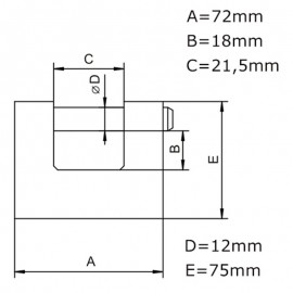 Kłódka trzpieniowa LOB COMFORT XT IRYD